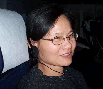 Wei - the nice lady we met on the flight to Tokyo!