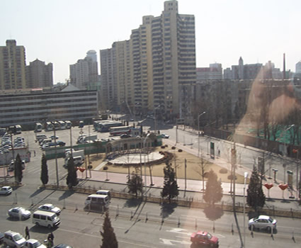 The view of downtown Beijing from our hotel room.